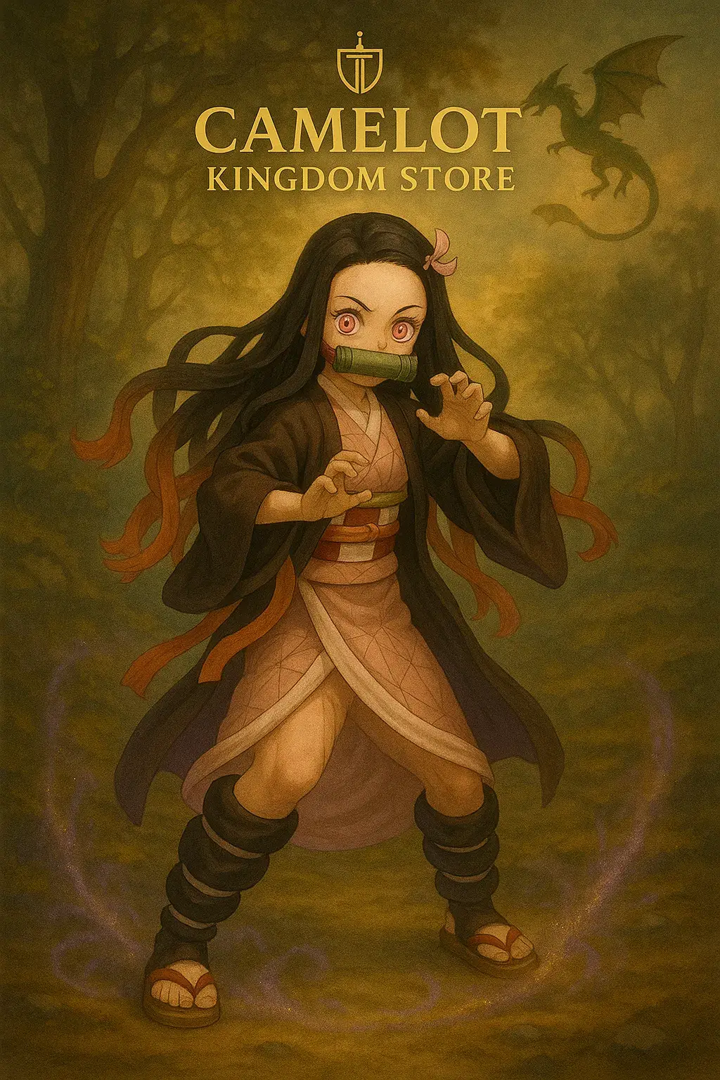 1 (2) Figura Nendoroid de Nezuko Kamado - Imagen 1