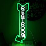 Cartel de Neón de Restroom - Imagen 2