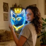 Cartel de Neón de Rey Gato - Imagen 4