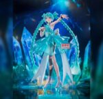 Figura de Hatsune Miku Banpresto Clearlux Emerlad Gem Evolve - Imagen 3