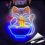 Cartel de Neón de Ramen Cat - Imagen 2