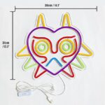 Cartel de Neón de The Legend of Zelda Máscara de Majora - Imagen 4