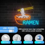 Cartel de Neón Clásico de Ramen - Imagen 4