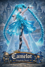 Figura de Hatsune Miku Banpresto Clearlux Emerlad Gem Evolve