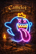 Cartel de Neón de King Boo