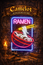 Cartel de Neón de Ramen