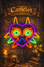 Cartel de Neón de The Legend of Zelda Máscara de Majora