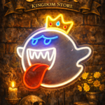 Cartel de Neón de King Boo
