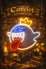 Cartel de Neón de King Boo