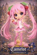 FIgura de Hatsune Miku Banpresto Qposket Sakura