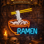 Cartel de Neón Clásico de Ramen
