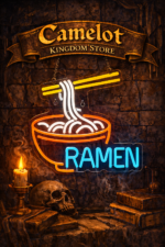 Cartel de Neón Clásico de Ramen