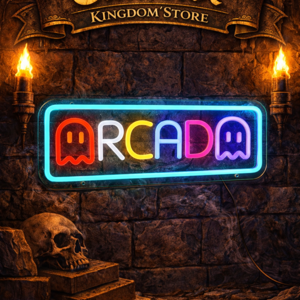 Cartel de Neón de Arcade
